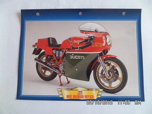 Carte fiche moto ducati mike - moto,