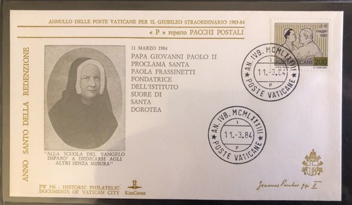 Fdc vatican pope john - vatican,,
