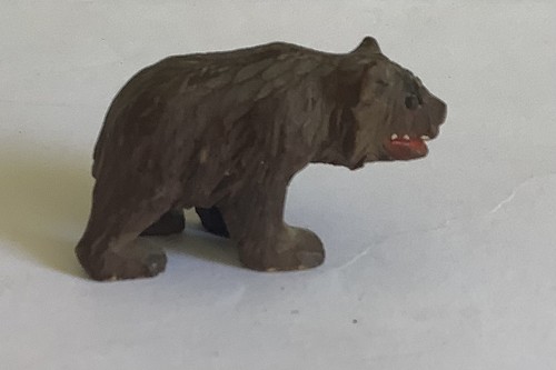 Ours bois sculpté - , forêt