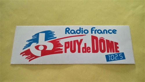 Ancien autocollant radio - ancien,