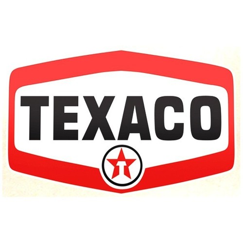 Texaco sticker vinyle - texaco, laminé