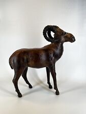 Ancienne Statue En Cuir De