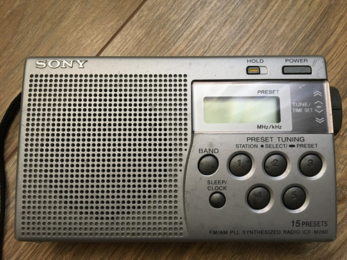 Vintage sony radio icf m260 - vintage, icf-m260