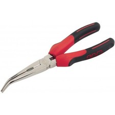 Pince à bec demi-rond coudé