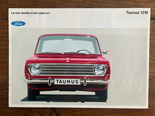Brochure ford taunus 12m - brochure,
