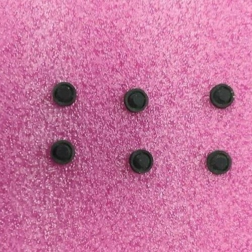 Gommes boutons tactiles - boutons,