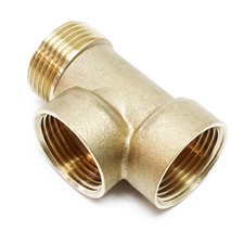 Raccord en laiton 3 voies DN25 1" Réservoir pression à vessie installation d´eau