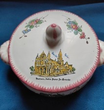 Bonbonnière Renoleau Angoulême Faïence Céramique Faience ARA