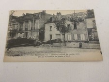 CP CARTE POSTALE MARNE REIMS DERNIERE BARRICADE du QUARTIER CERES - Vierge