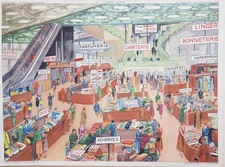 Ancienne Affiche D'école