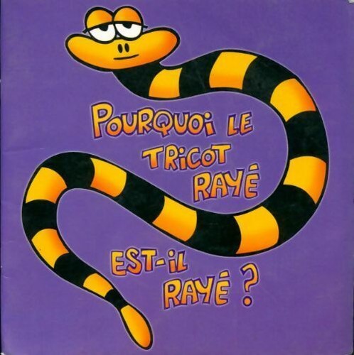 Pourquoi tricot rayé - tricot,
