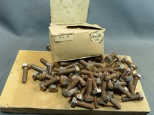 Lot de boulons hexagonal ancien stock de quincaillerie 8x30 40 pièces