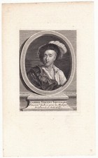 Portrait XVIIIe Gabriel-Vincent Thévenard Baryton Opéra Chant Lyrique 