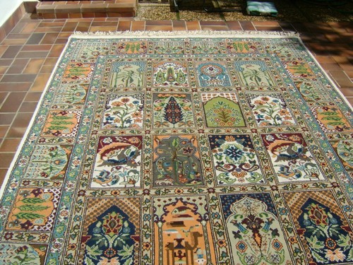 Tapis artisanal tunisien laine - tapis,