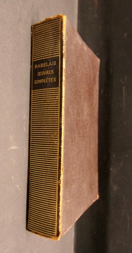 Rabelais oeuvres complètes - oeuvres, la