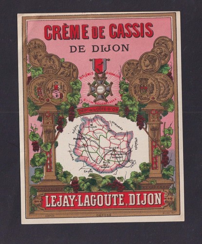 Ancienne étiquette alcool - ,