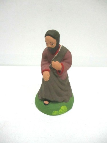 Santon terre cuite - ", saint