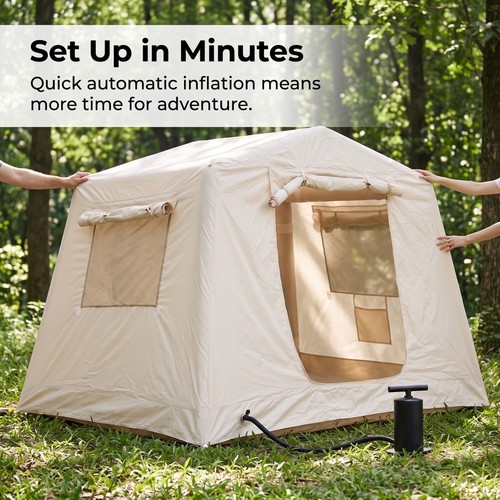 Tente gonflable camping 4 - gonflable, de