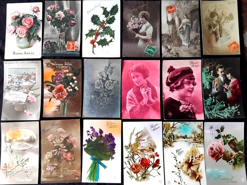 821 lot 18 cartes - ,