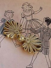 SUPERBE BRANDEBOURG ESPRIT D'ORIENT EVENTAIL AYAHITO   OR  vendu a l'unité 