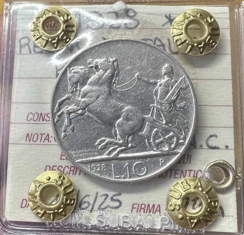 Monnaie royaume italie biga - monnaie, d'italie