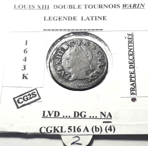 Louis xiii double tournois - xiii,