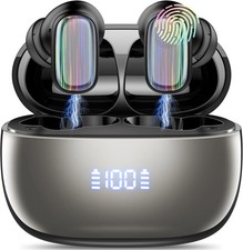 Ecouteur Sans Fil avec Traducteur AI Temps Réel 164 Langues 3 en 1 Bluetooth 5.4