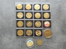 Lot De 18 Jetons Touristiques