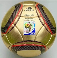 Ballon de match Adidas Jabulani 2010 Gold Matellic South Africa FIFA World Cu...
