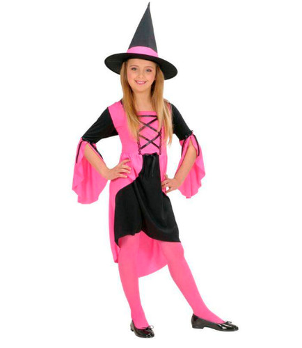 Costume sorcière rose - sorcière,