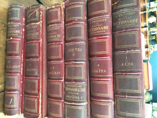 Nouveau Dictionnaire Encyclopédique J Trousset. 5 volumes 1 supplément 1886-91. 