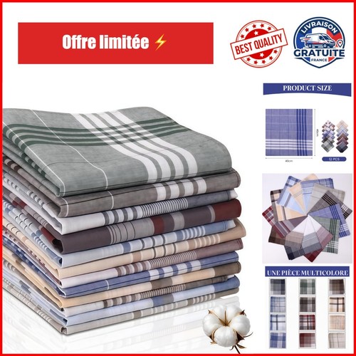 Mouchoirs hommes coton lot - mouchoirs, en