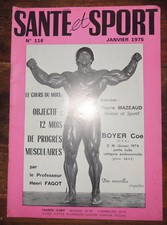 Santé et sport n°116- Bodybuilding - Musculation - ARAX / Coe BOYER 1975