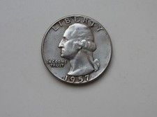 U.S.A, quarter dollar argent