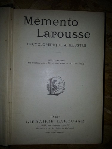 Mémento larousse - mémento,