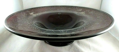 Grande coupe en cristal - *,