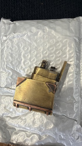 Ancien briquet poilu cuivre - ancien,