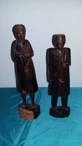 Sculptures couple vierge a - sculptures,