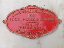 PLAQUE DE CONCOURS AGRICOLE DE