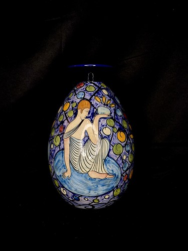 Vase céramique peinte la - vase,