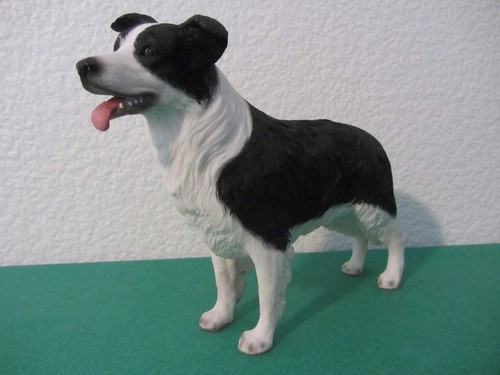 Border collie statuette - border,