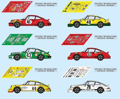 Décal porsche 911 - décal, carrera