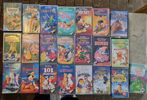 Lot cassettes vidéos - de, 22