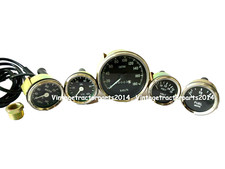 Smiths 52mm Kit Température Fioul Amp Jauge + Speedo 0-180 Kmh Réplique 85MM BC