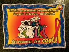 CUBITUS BD DUPA SKI VACANCES D'HIVER MONTAGNE  HUMOUR carte postale postcard
