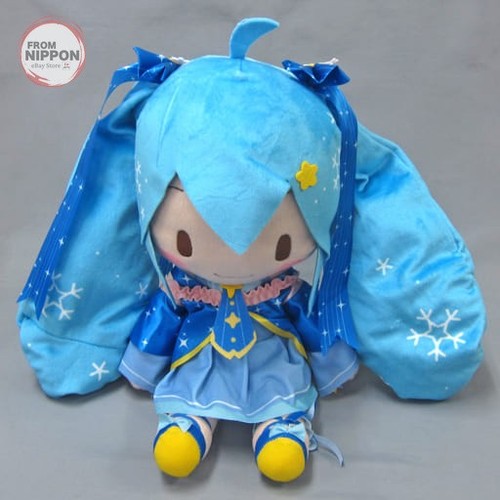 Peluche hatsune miku - hatsune, (snow