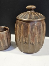 Denbac Ceramique 1900 Art Nouveau 12,5 Cm Et 6 Cm Era Metenier Lecoeur Dalpayrat