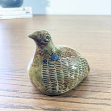 Oiseau décoratif en terre