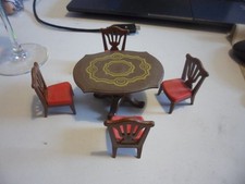 Table Ovale + 4 Chaises