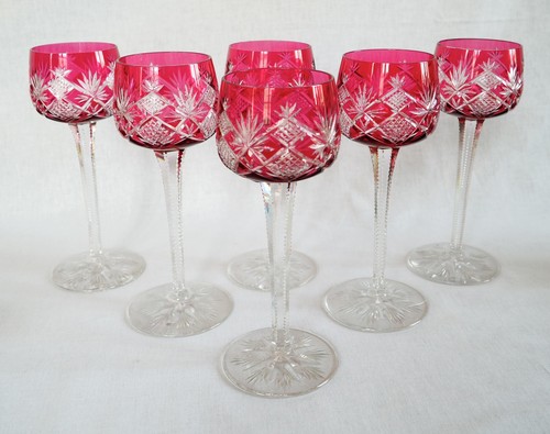Verres vin du rhin - 6, à